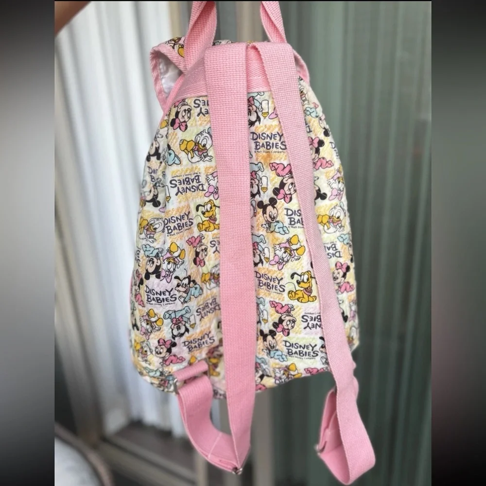 Vintage‎ 90s Disney Babies Backpack Mickey Minnie Rare Walt Disney Company